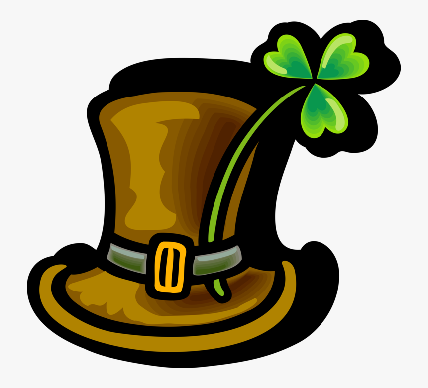 Vector Illustration Of St Patrick S Day Leprechaun - St Patrick's Day Png Trevo, Transparent Png