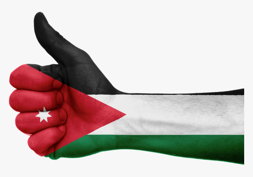 Jordan Flag Thumbs Up, HD Png Download