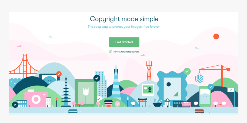 Copyright, The Blockchain Way - Copyright Registration Illustration, HD Png Download