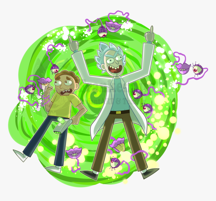 Rick And Morty,рик И Морти, Рик И Морти, ,фэндомы,rick - Morty Y Rick Png, Transparent Png