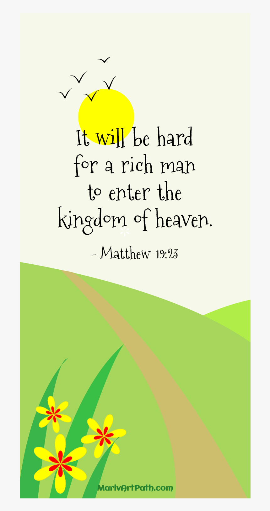 It Will Be Hard For A Rich Man To Enter The Kingdom - Illustration, HD Png Download