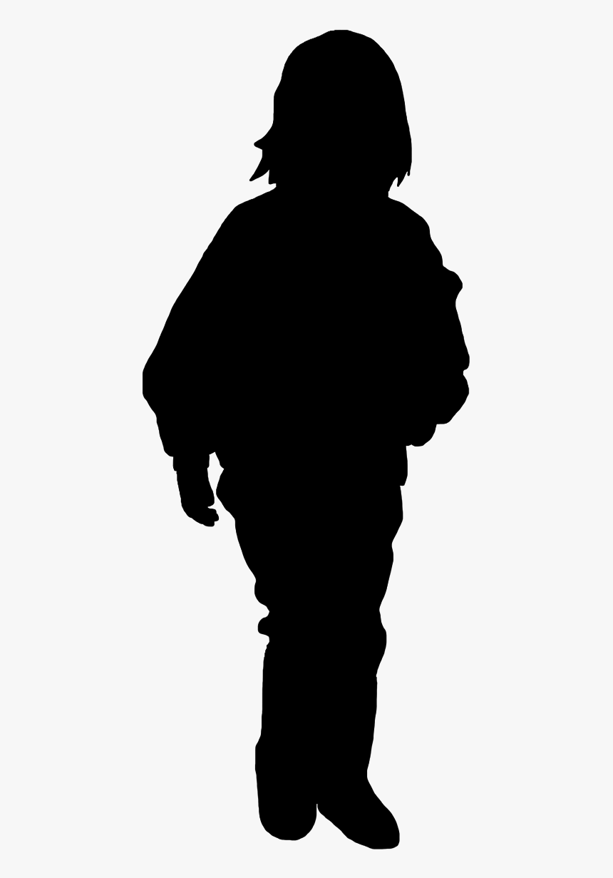 Path Clipart Curvy - Woman Back Silhouette Png, Transparent Png
