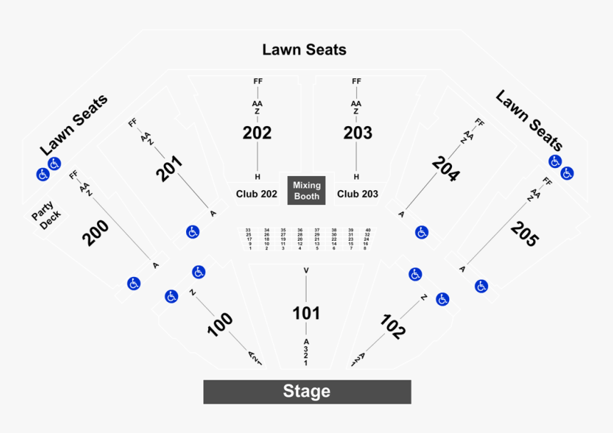 Post Malone, Travis Scott & Tyler The Creator Tickets - Dos Equis Pavilion Seat Numbers, HD Png Download