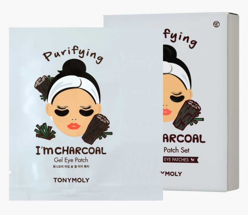 Tonymoly Charcoal Gel Eye Patch, HD Png Download
