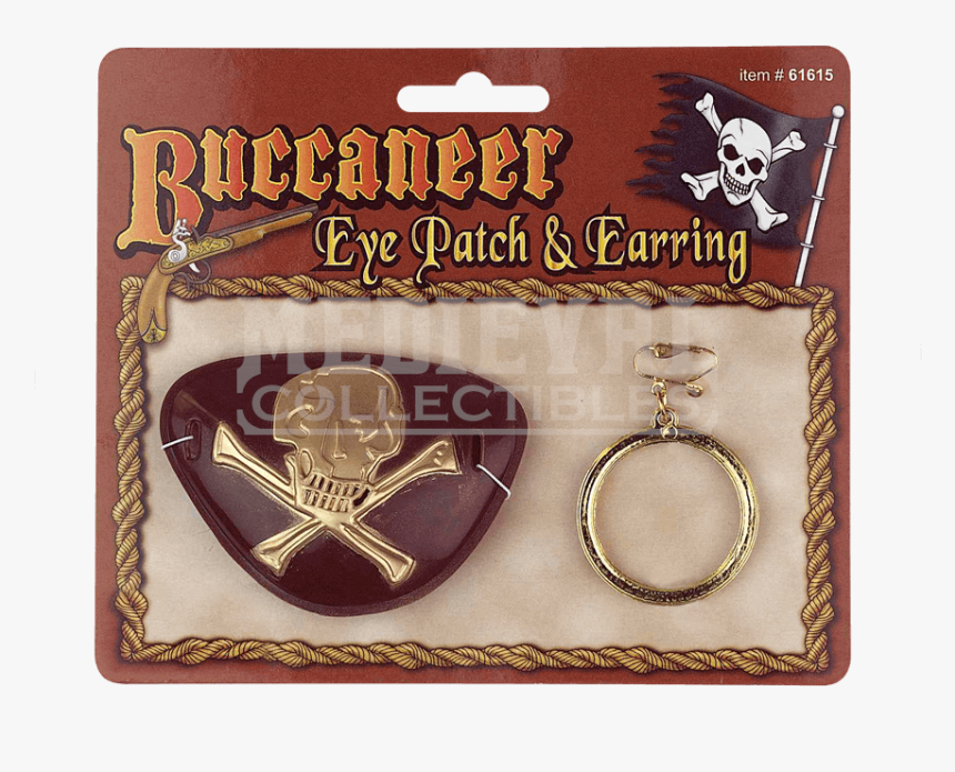 Buccaneer Eye Patch And Earring - Emblem, HD Png Download