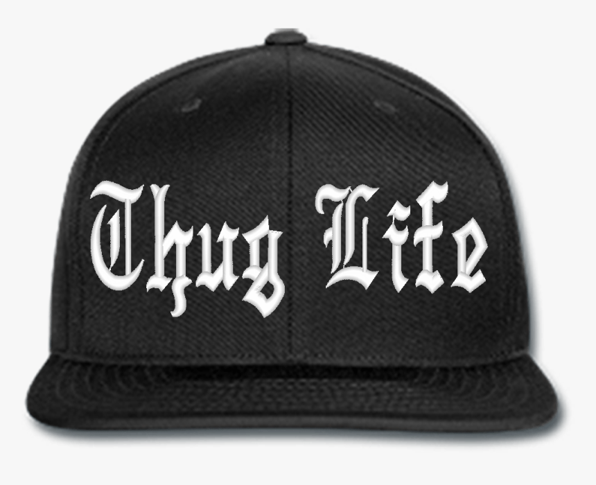 Thug Life Black Cap - Thug Life Cap Png, Transparent Png