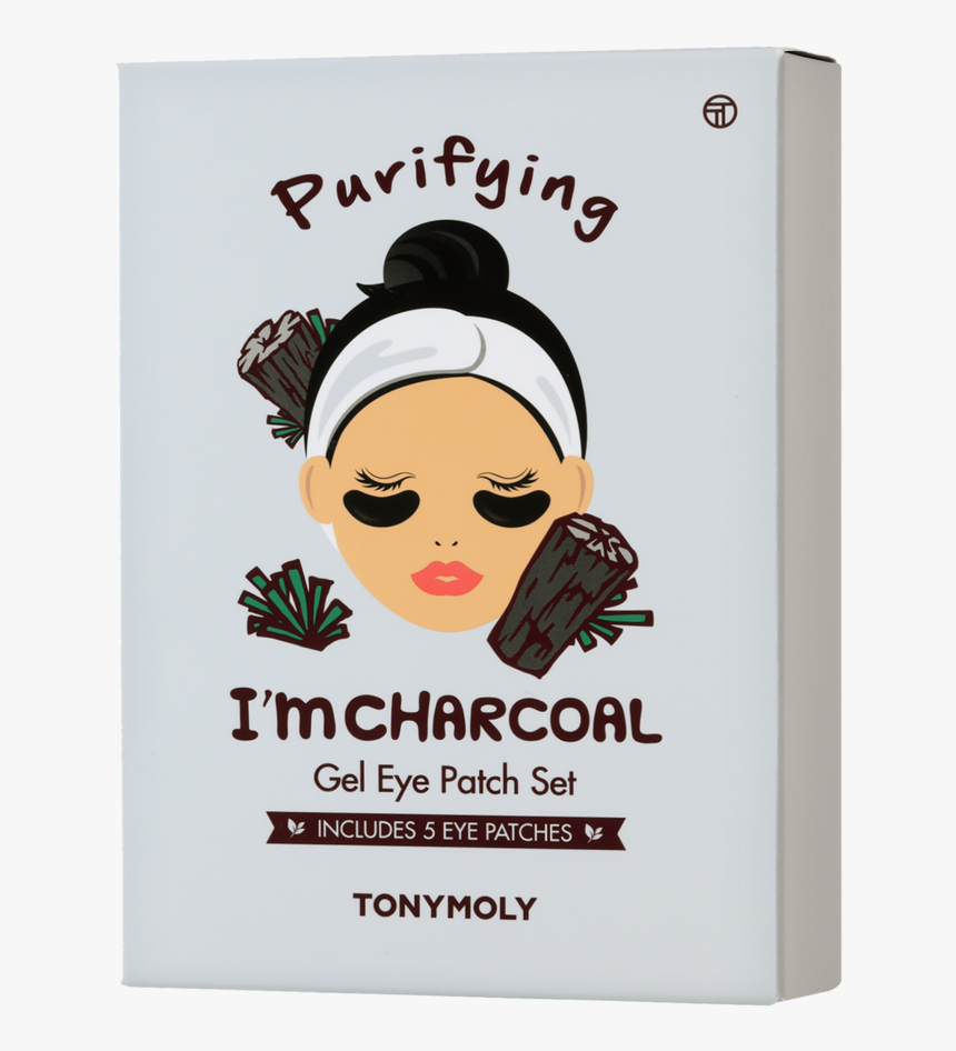 Tonymoly Charcoal Gel Eye Patch, HD Png Download