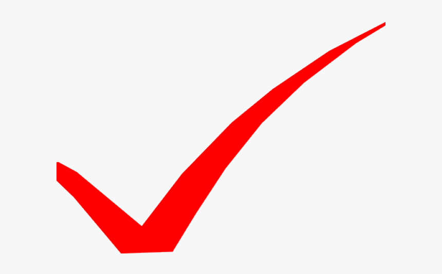 Red Checkmark, HD Png Download