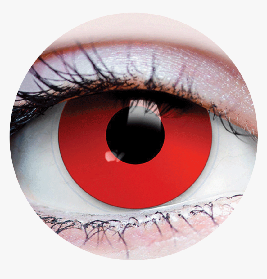 Primal®red Evil Eye Halloween Costume Contact Lenses-close - Eye Iris Halloween Yellow, HD Png Download