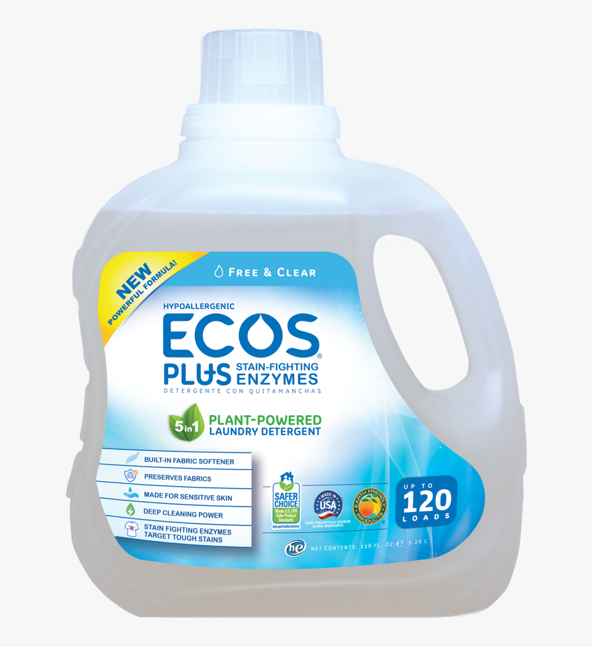 Ecos Laundry Detergent, HD Png Download