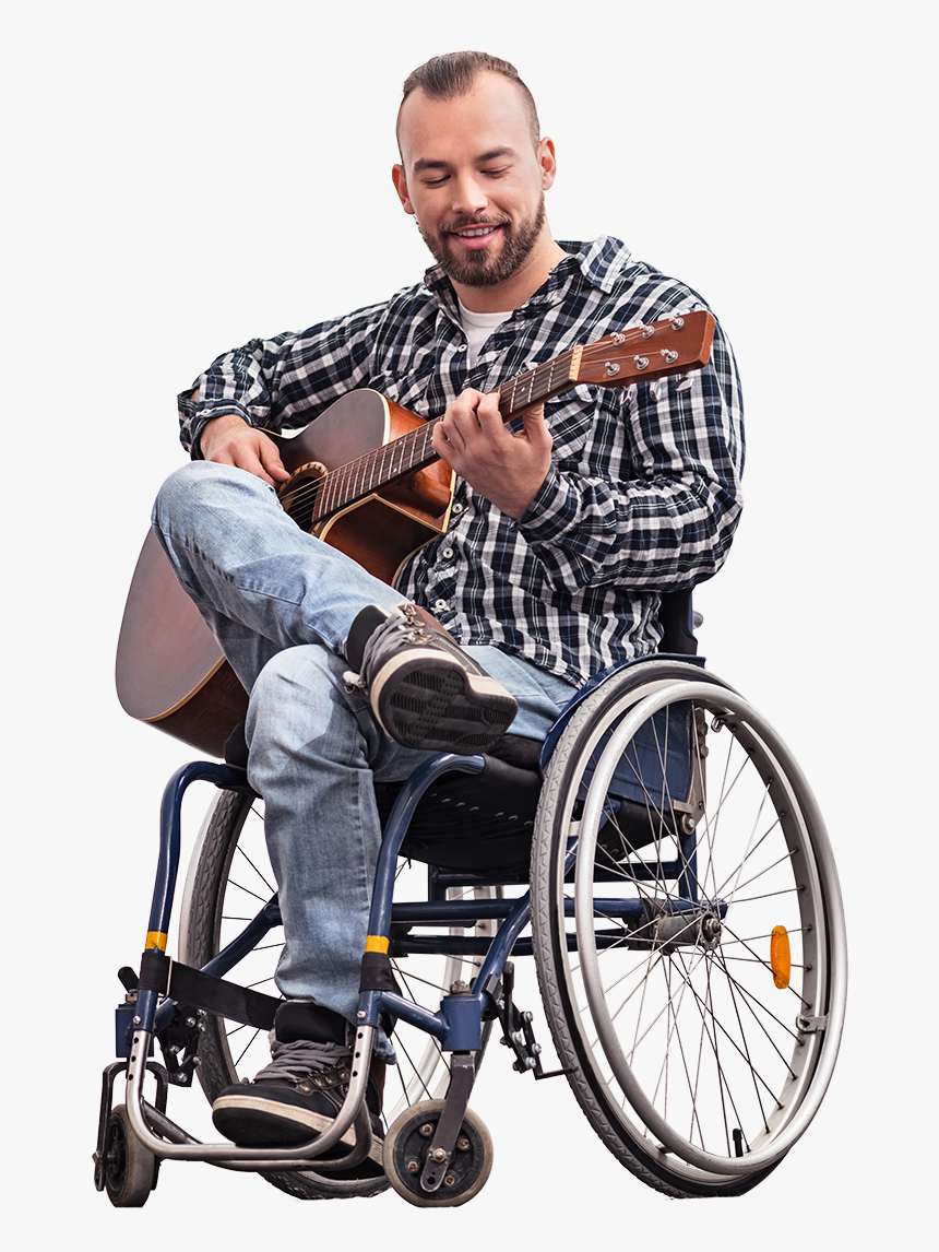 Wheelchair Png - Person In Wheelchair Png, Transparent Png