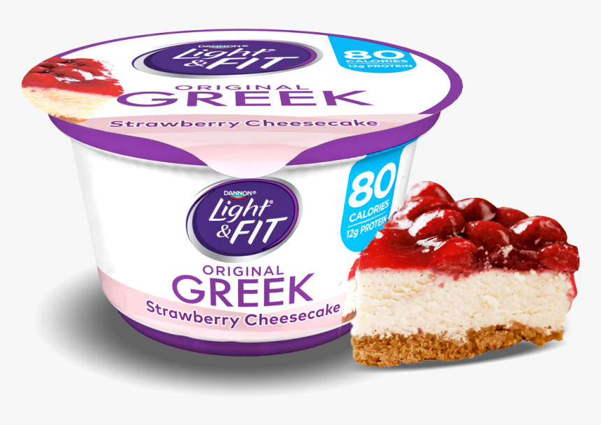 Light And Fit Strawberry Cheesecake, HD Png Download