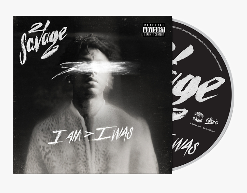 21 Savage I Am I Was Vinyl, HD Png Download