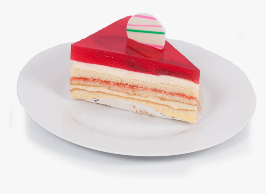 Slice Strawberry Cheese Cake Rp - Cheesecake, HD Png Download