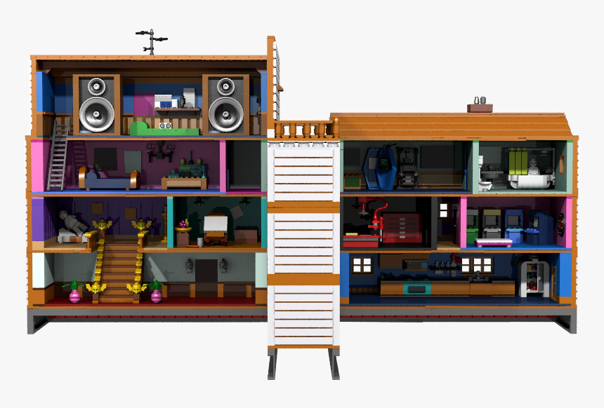 Lego Maniac Mansion , Png Download - Lego Maniac Mansion, Transparent Png