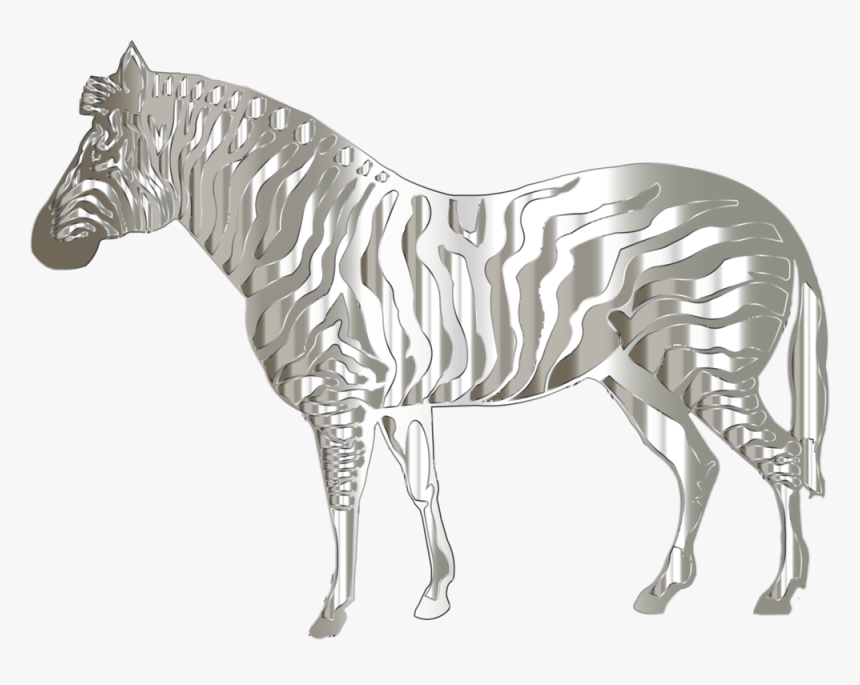 Horse,neck,pack Animal - Blue Zebra Png, Transparent Png