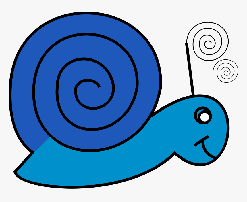 Snail Doodle Clip Arts - Green Snail Clipart, HD Png Download