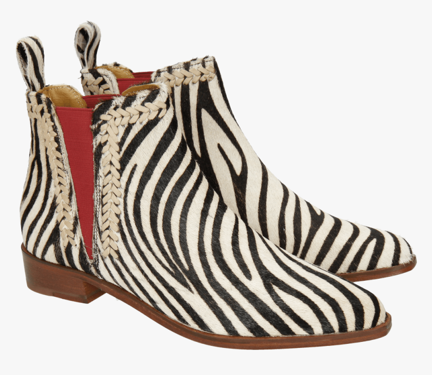 Ankle Boots Marlin 10 Hairon Zebra Vacchetta - Melvin & Hamilton, HD Png Download