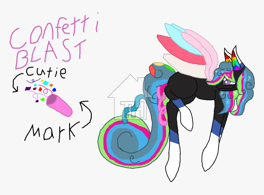 Confetti Blast Png - Cartoon, Transparent Png