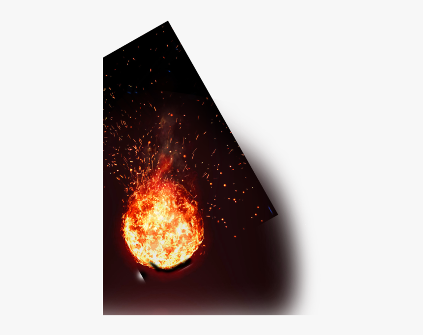 Transparent Ball Of Fire Png - Manipulation Editing Png Background, Png Download