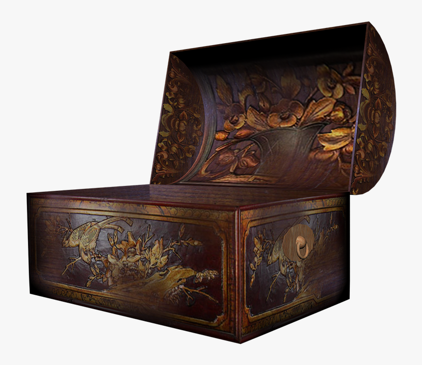 Old, Design, Chest, Open, Store, Wood - Old Chest Png, Transparent Png