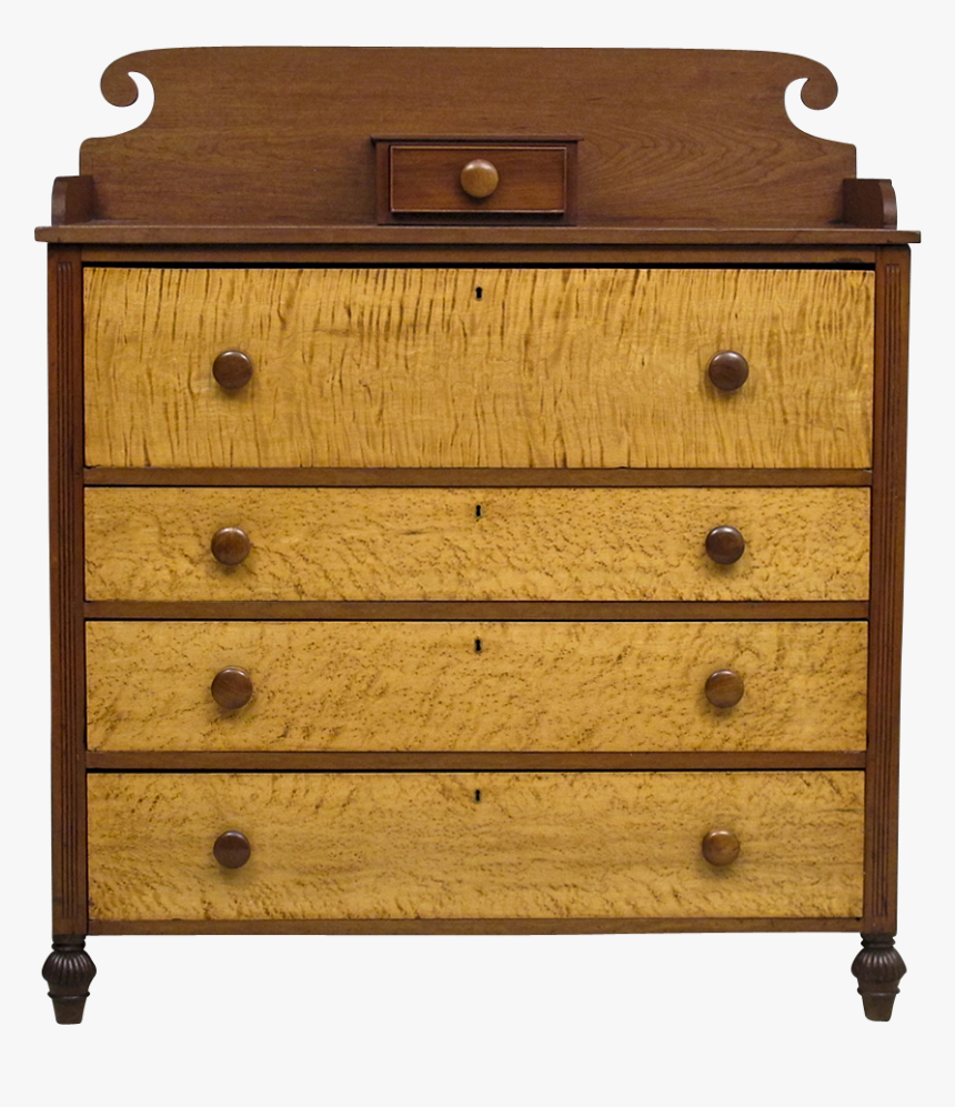 Antique American Country Chest Of Drawers - Chest Of Drawers Transparent, HD Png Download