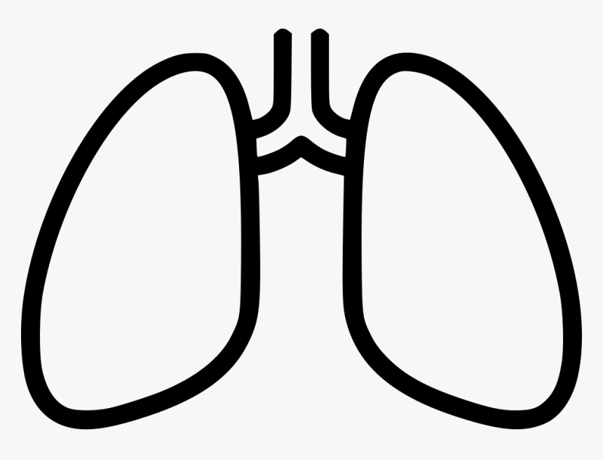 Lungs Breathing Chest X Ray Anatomy Tuberculosis - Breathing Black And White, HD Png Download