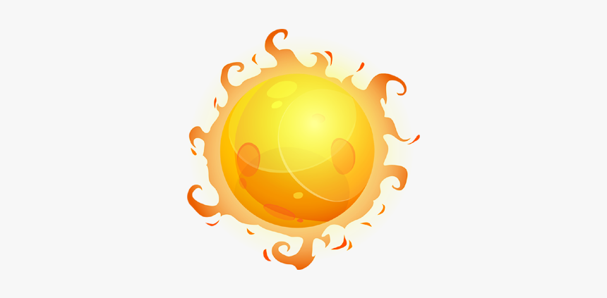 Planet Cartoon Combustion Transprent - Fireball Vector Png, Transparent Png