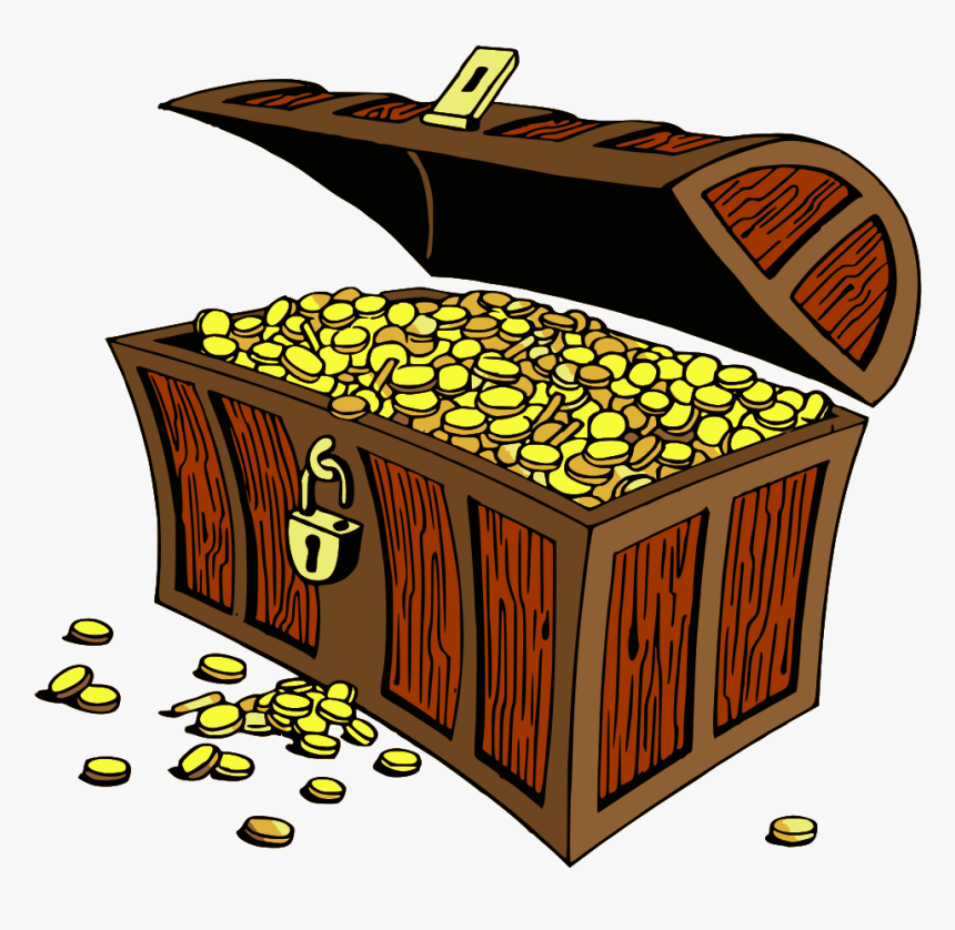 Transparent Treasure Pile Png - Transparent Treasure Chest Clipart, Png Download