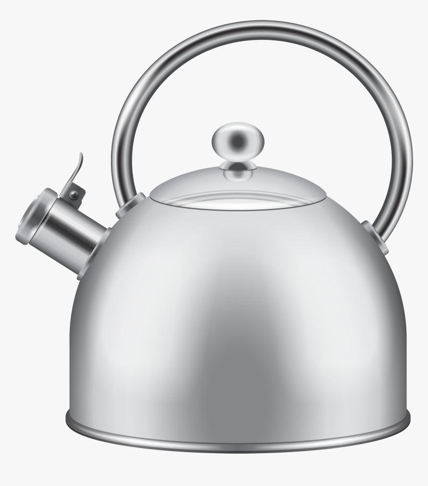 Silver Kettle Png Clipart - Kettle Png, Transparent Png