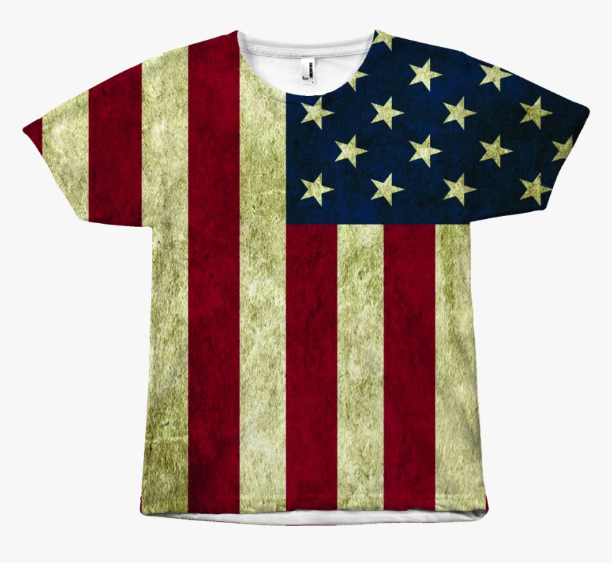 American Vertical T Shirt - Usa Flag, HD Png Download