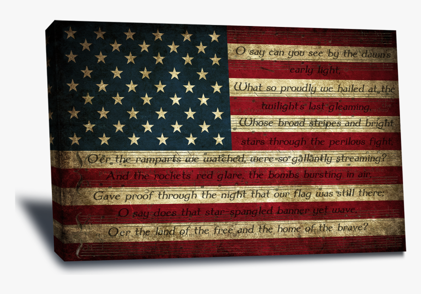 Ray Dominey Gallery - American Flag With National Anthem, HD Png Download