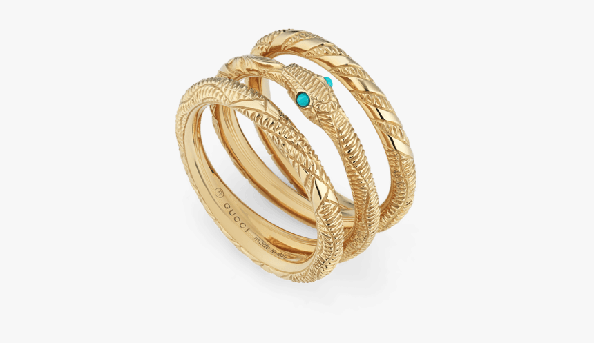 Ouroboros Ring Gold Gucci, HD Png Download