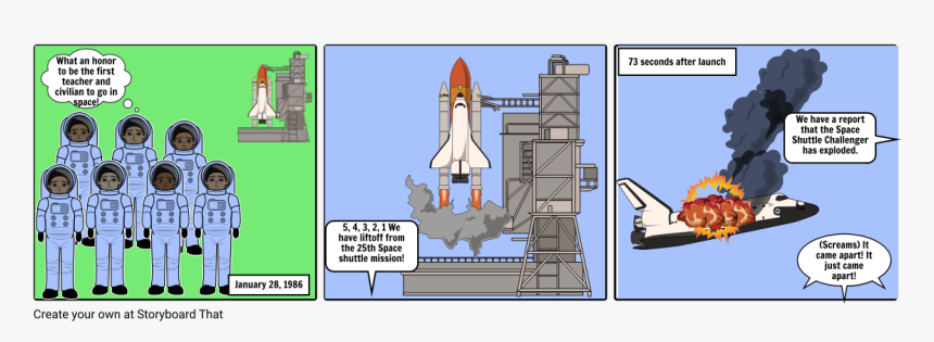 Storyboard That Space Shuttle, HD Png Download