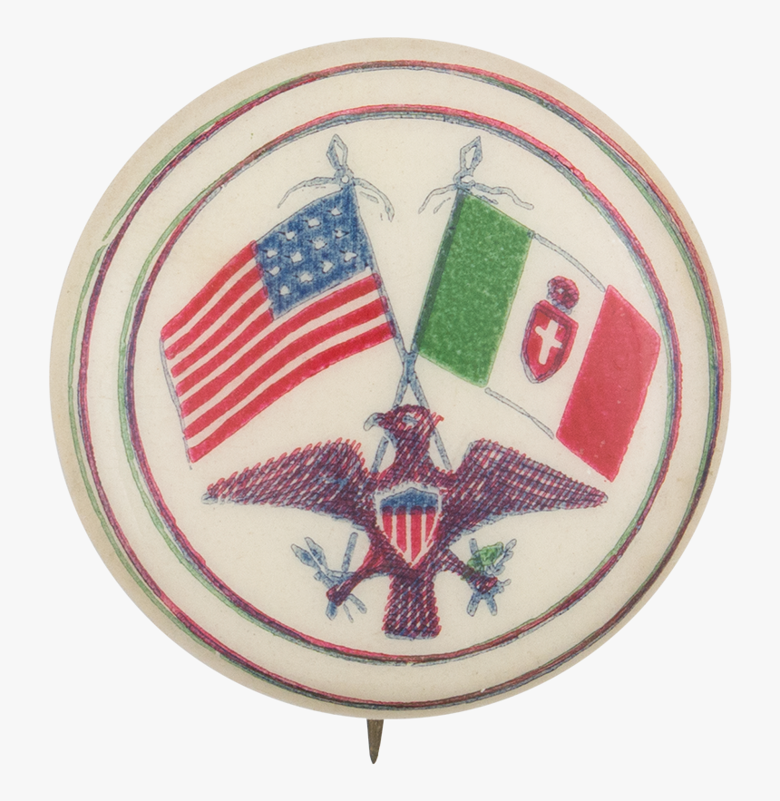 Usa And Italy Event Button Museum - Cross-stitch, HD Png Download