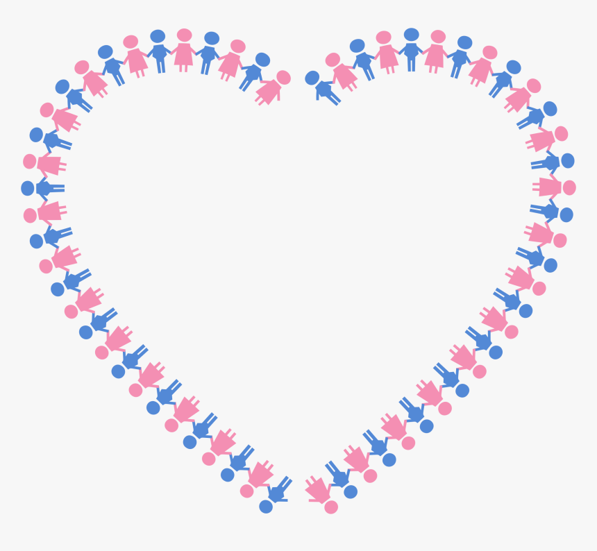 Transparent Gender Symbols Png - Holding Hands Frame Png, Png Download