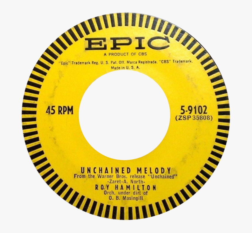 Unchained Melody By Roy Hamilton Us Vinyl - Ersel Hickey Going Down The Road, HD Png Download