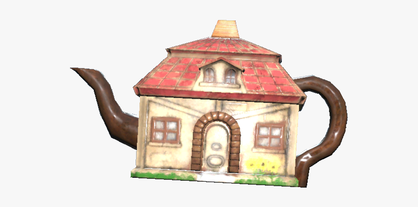F76 House Teapot - House, HD Png Download