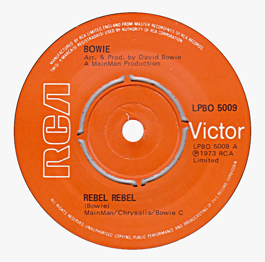 Rebel Rebel By David Bowie Uk Vinyl Pressing, HD Png Download