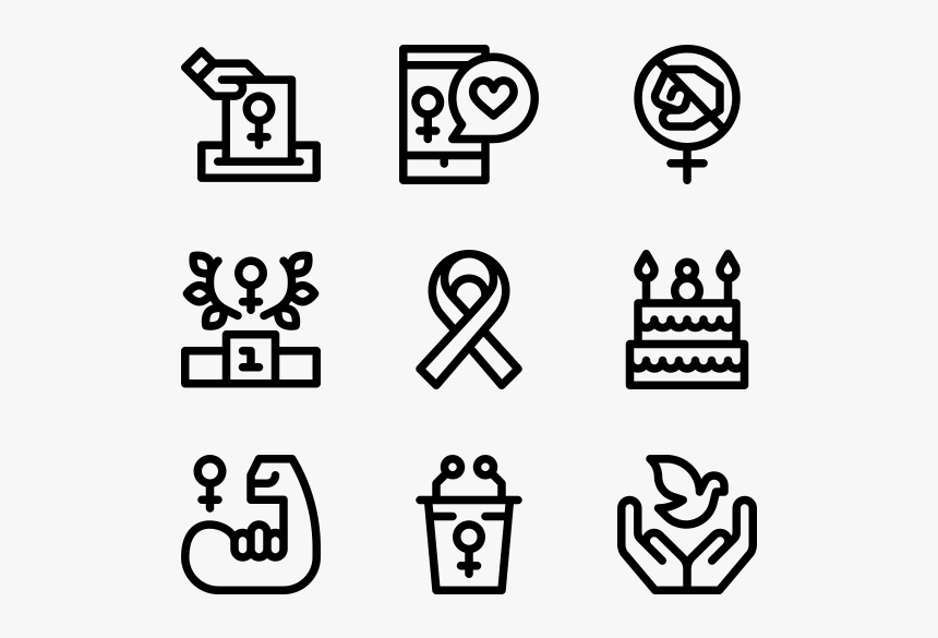 Womens Day - Cute Plane Icon Transparent Background, HD Png Download