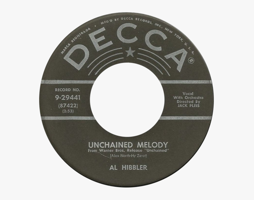 Unchained Melody By Al Hibbler Us Vinyl - Haley Rock Around The Clock, HD Png Download