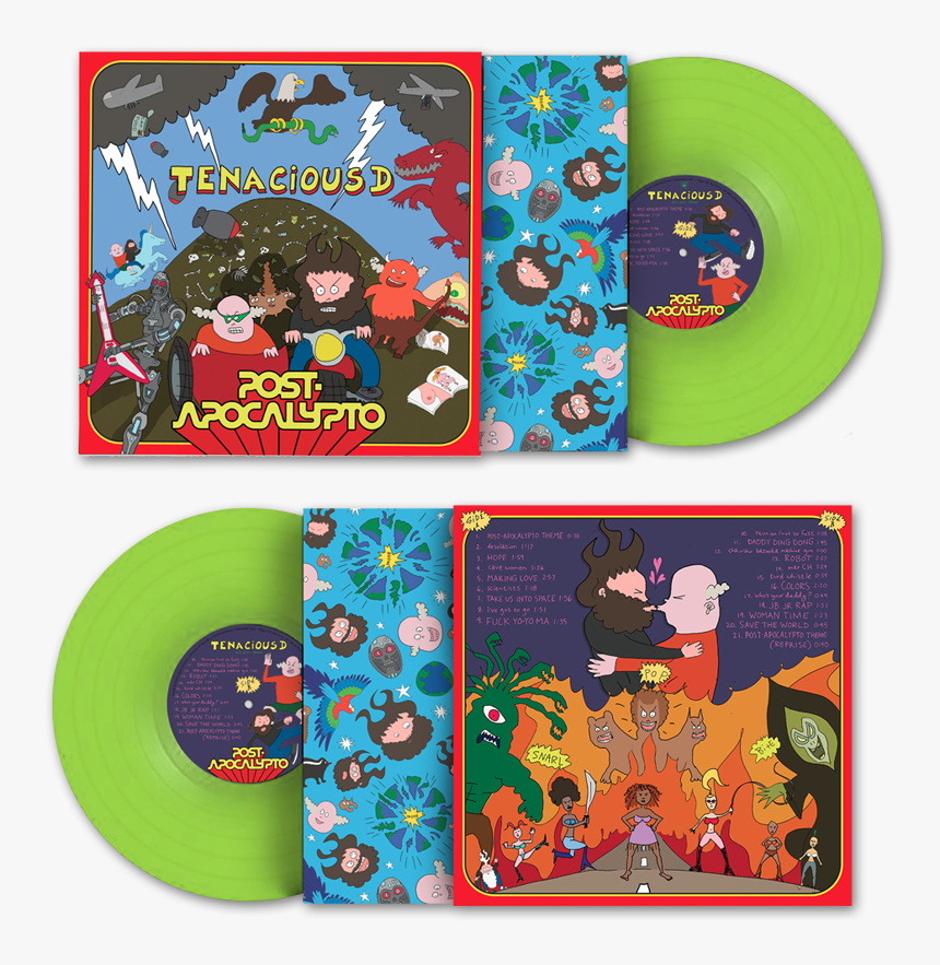 Post-apocalypto [green] Vinyl Lp - Tenacious D Apocalypto Vinyl, HD Png Download