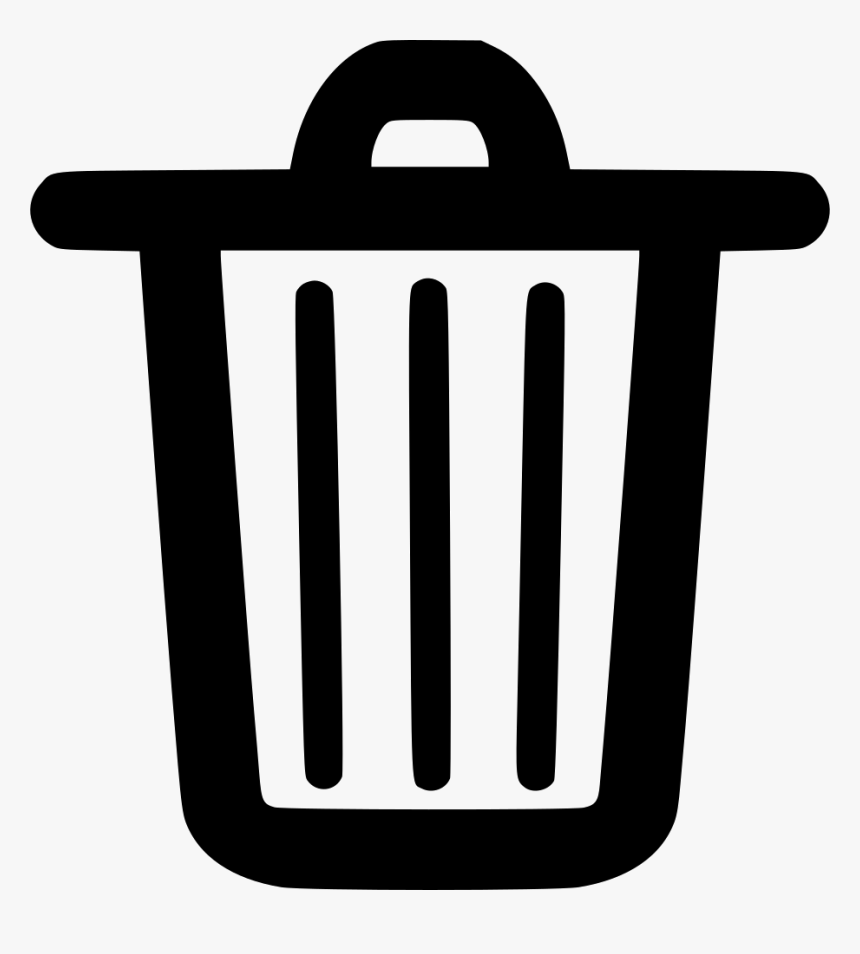 Trash Garbage Recycle Bin - Trash Bin Png Icon, Transparent Png