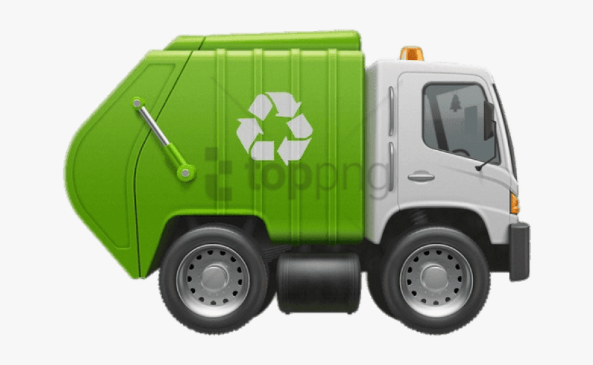 Tiny Garbage Truck - Garbage Truck Icon Png, Transparent Png