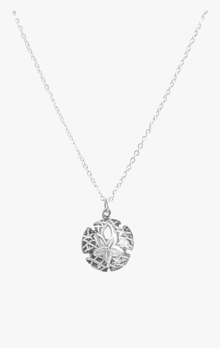 Small Sand Dollar Necklace - Locket, HD Png Download