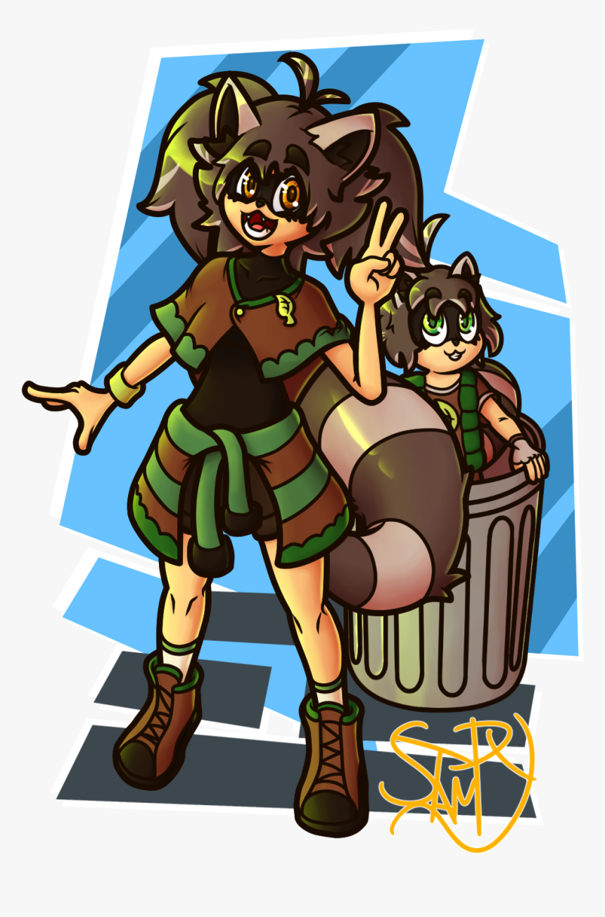 Guardians Of Nature And Rummagers Of Garbage - Cartoon, HD Png Download