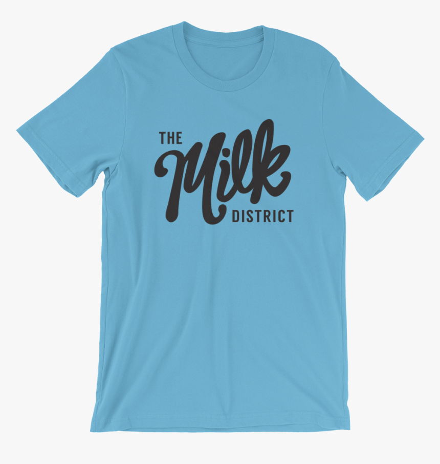 Milkdistrict Logo Blk 1up Mockup Front Wrinkled Ocean-blue - Yellowstone Family Reunion T Shirt, HD Png Download