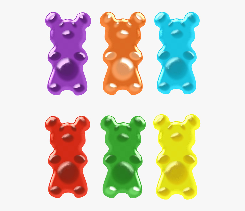 Gummy Bear Lollipop Image Clipart Free Transparent - Gummy Bear Vector Free, HD Png Download