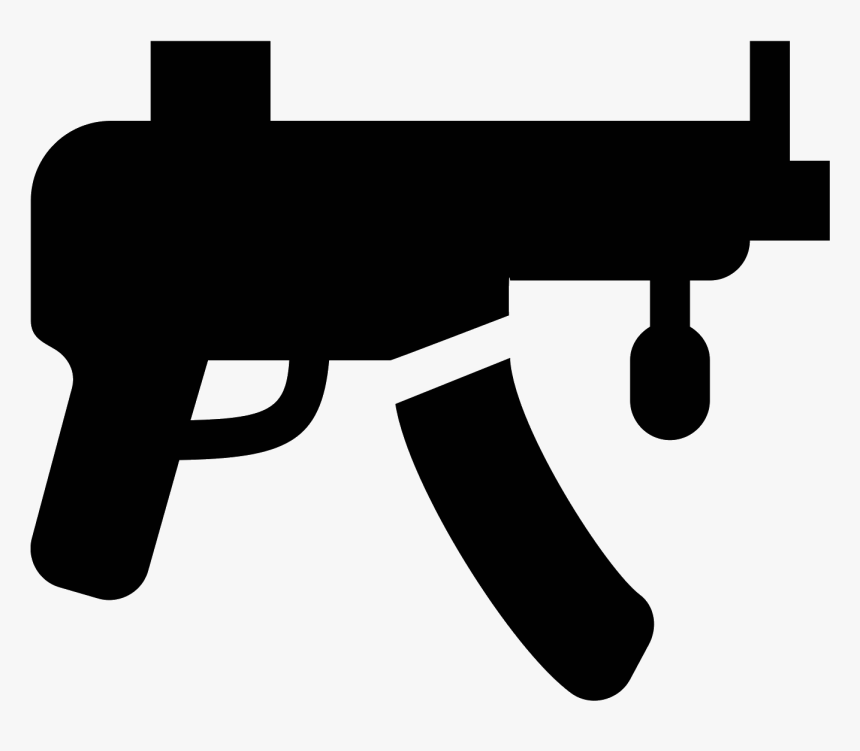 Submachine Gun Computer Icons Firearm - Weaponized Information, HD Png Download