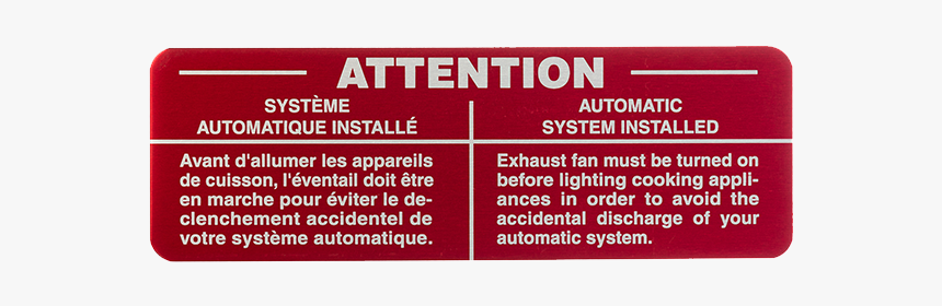 Hood Caution Sign, Bilingual - General Supply, HD Png Download